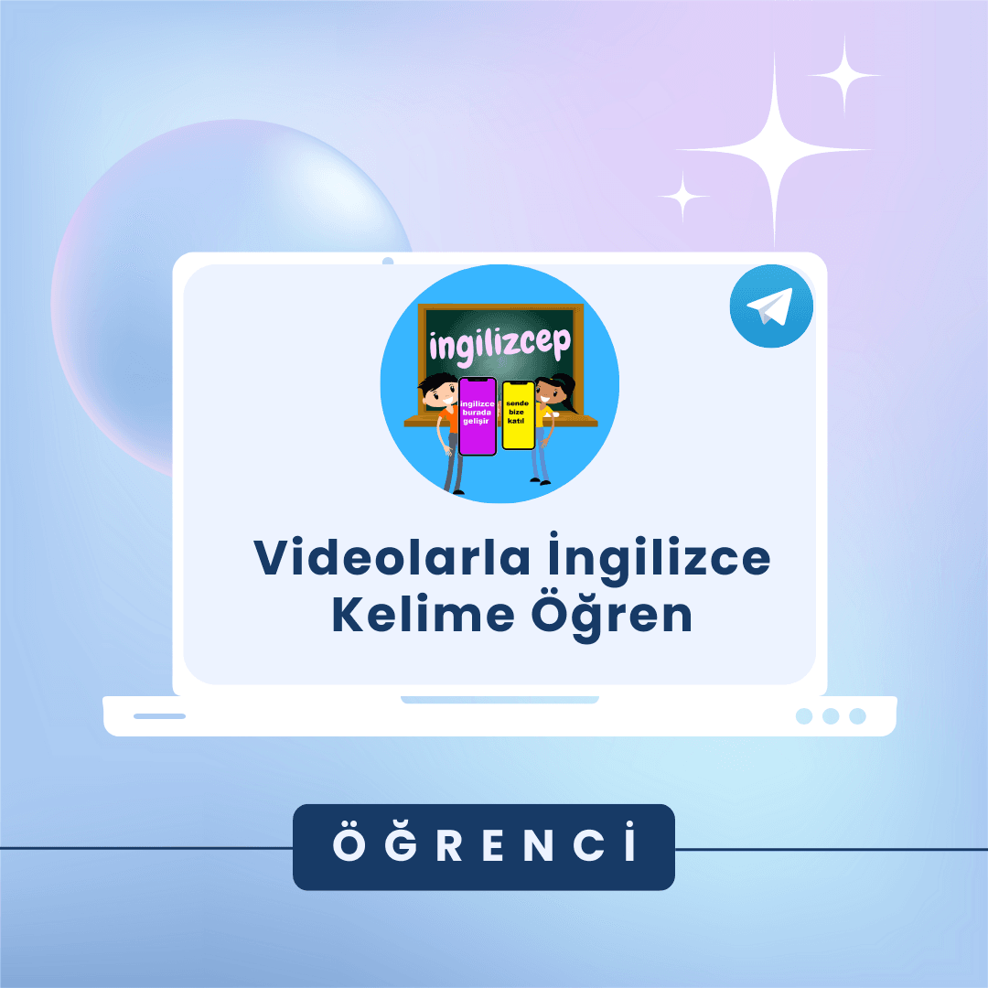 Videolarla İngilizce Kelime Öğren Telegram Grubu